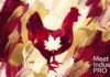 Chicken Farmers of Canada запустила кампанию One Less Worry Chicken Farmers of Canada запускает кампанию One Less Worry — петух с кленовым листом на фоне красно-золотых мазков кисти
